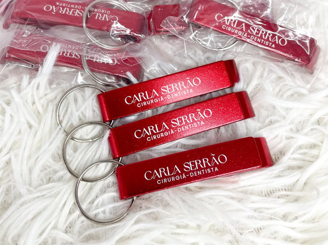 Chaveiro abridor de garrafa