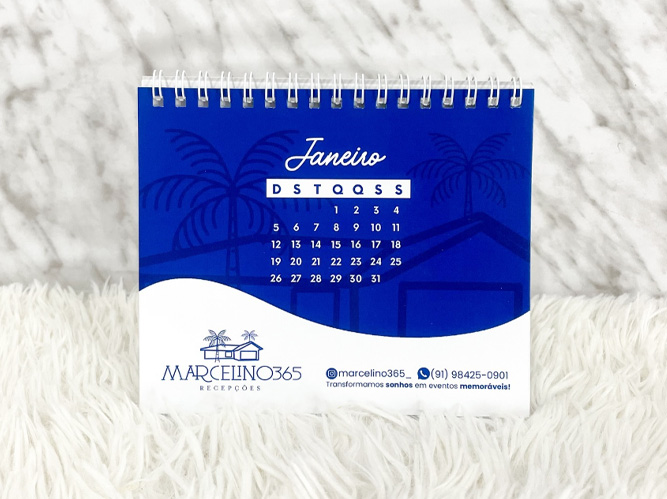Calendário de mesa | Wire-o