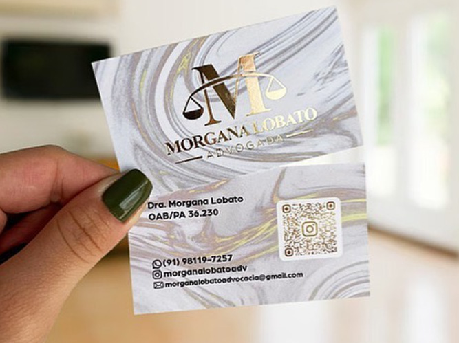 Cartão de visita | Hot stamping